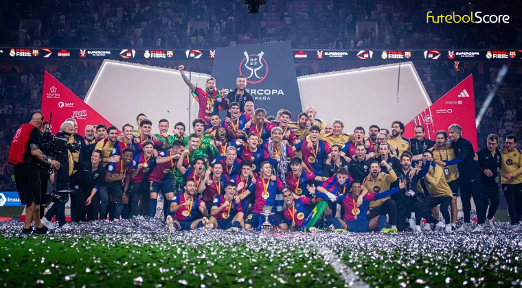 Raphinha destrói, o Barcelona vence o Real Madrid e ganha a Supercopa da Espanha
